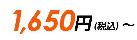 1,650円（税込）〜